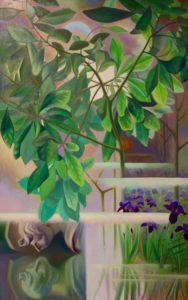 Avocado Tree and Iris, ca. 1950s