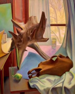 Still Life with Driftwood and Skull ca. 1950s